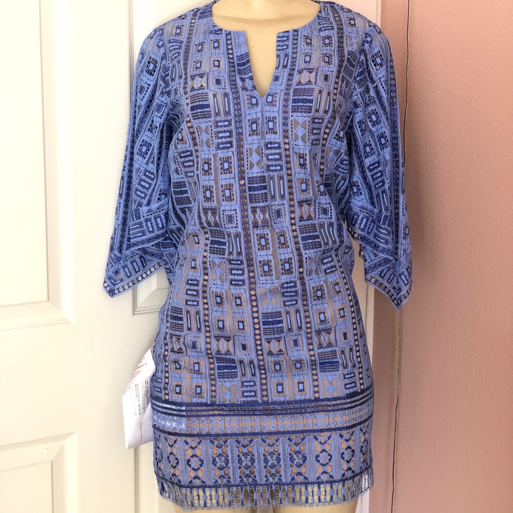 BCBG MAXAZARIA XXS Chambray Mini Dress